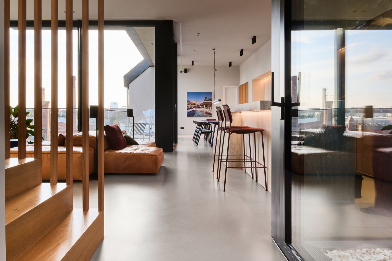 Design penthouse in Berlin Prenzlauer Berg with a large rooftop terrace - Photo 9