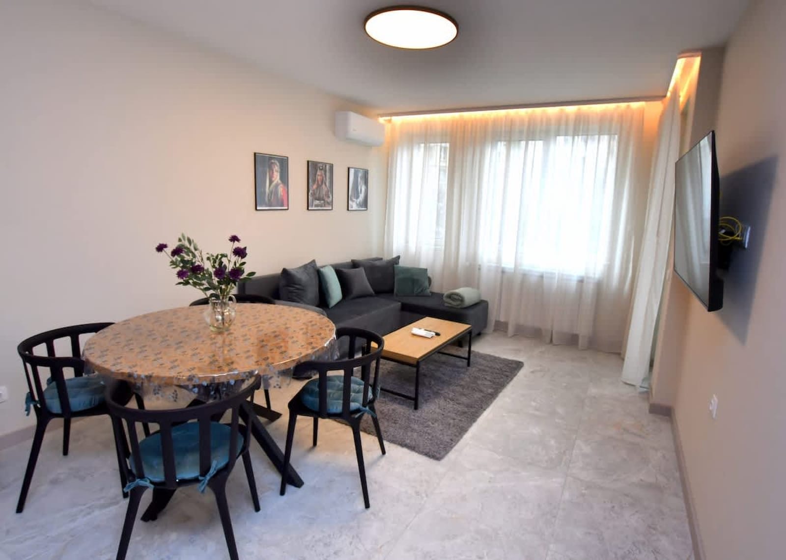 Contemporary Living with Balcony - Cover Photo