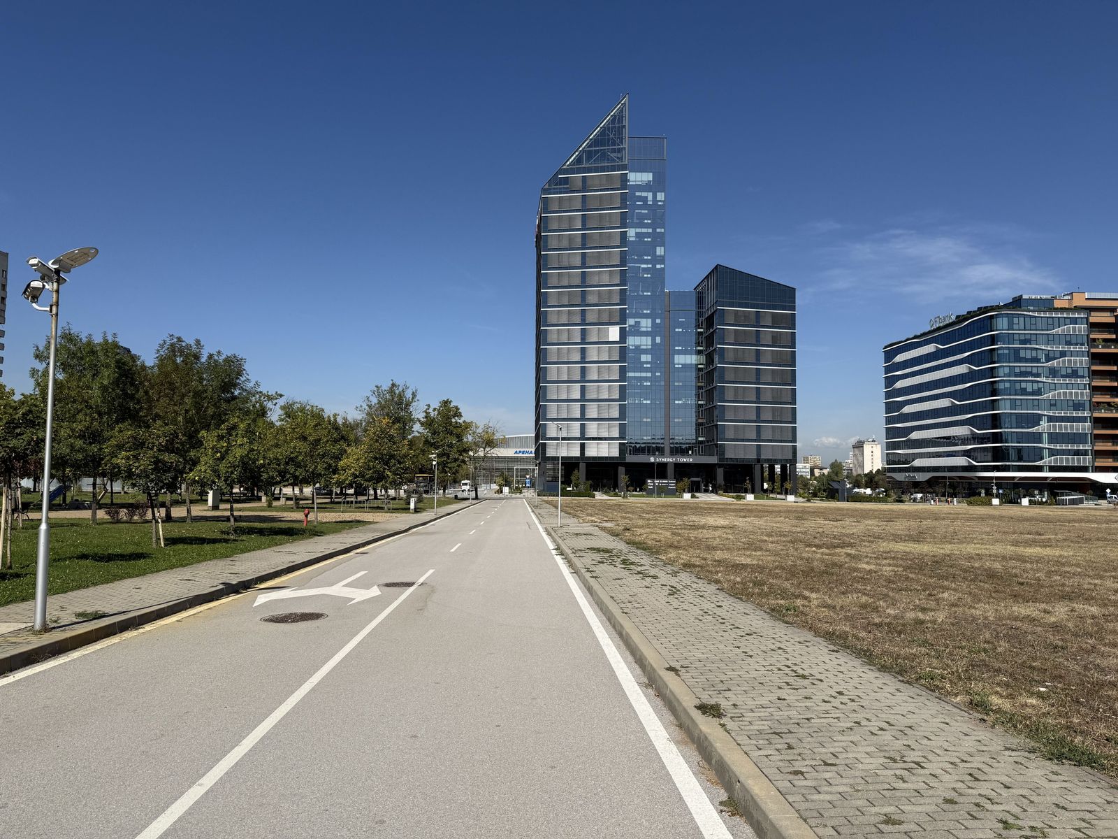 Big recognizable modern building with a bridge view of Sofia - Photo 42