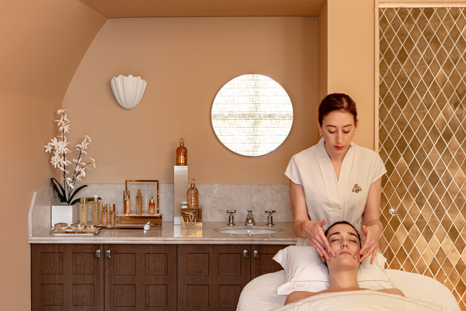 Spa treatment in hotel