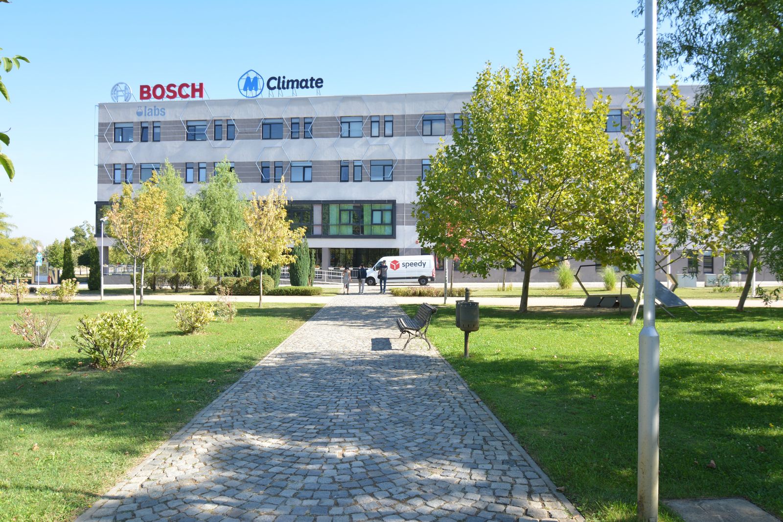 Big recognizable modern building with a bridge view of Sofia - Photo 33