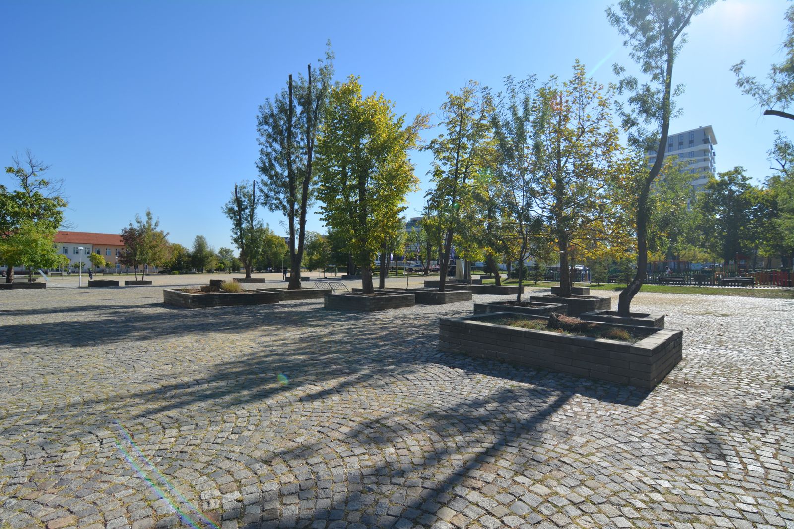 Big recognizable modern building with a bridge view of Sofia - Photo 11