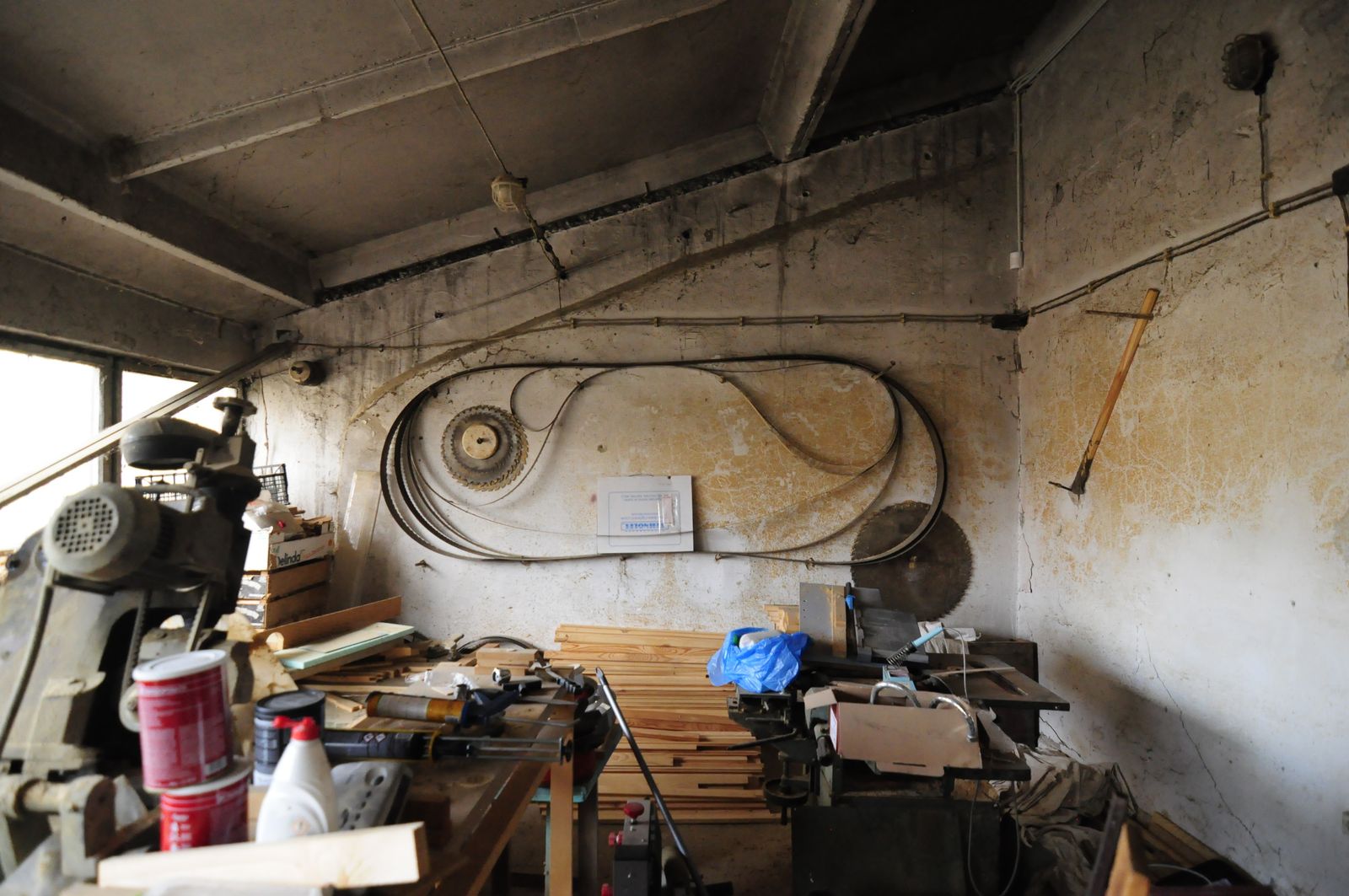 Industrial building - woodworking/carpentry shop, old cow barns - former collective farm from the socialist regime - Photo 34