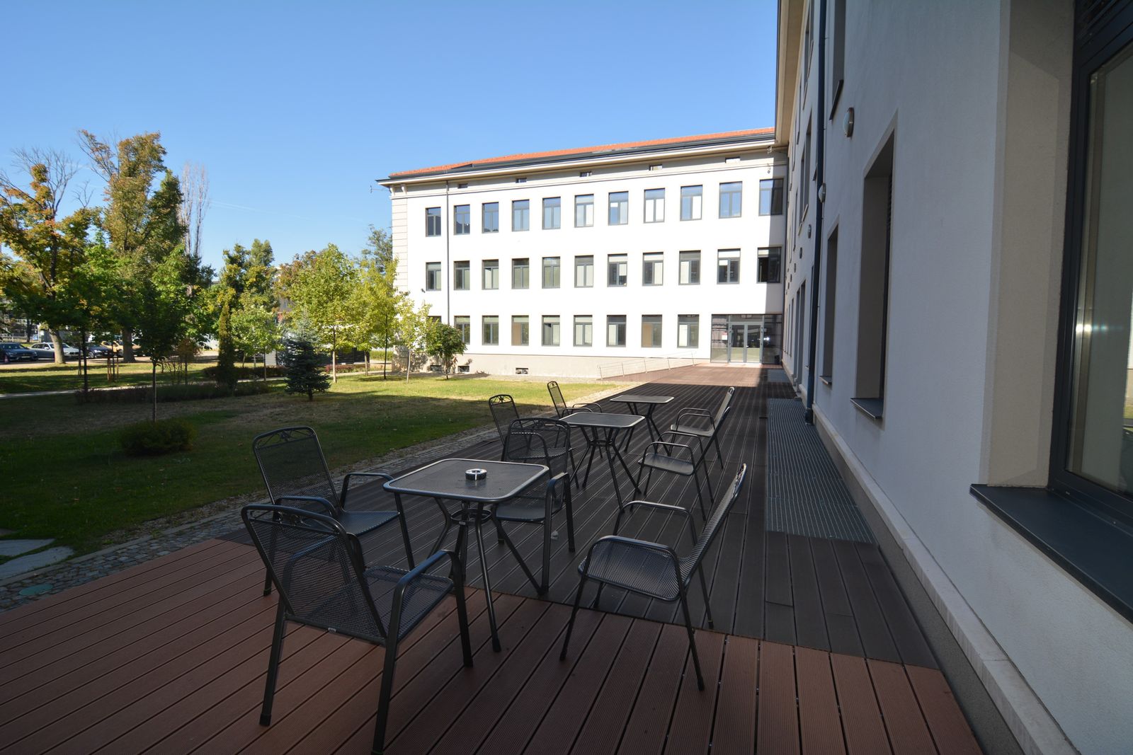 Big recognizable modern building with a bridge view of Sofia - Photo 16