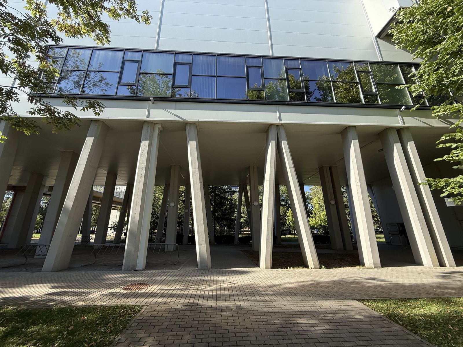 Big recognizable modern building with a bridge view of Sofia - Photo 3