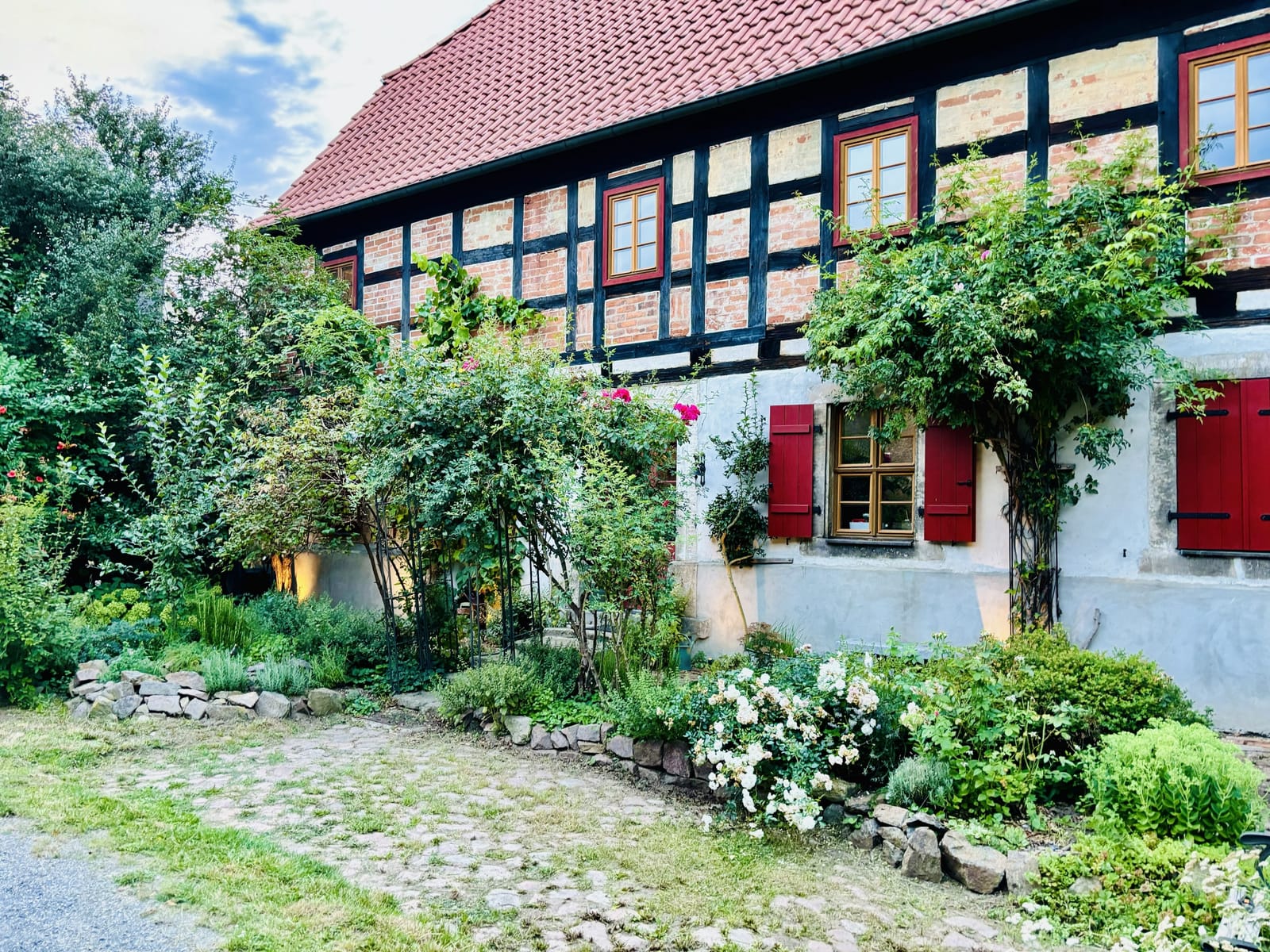Historic Half-Timbered Farmhouse with Cinematic Garden &amp; Authentic European Atmosphere - Cover Photo