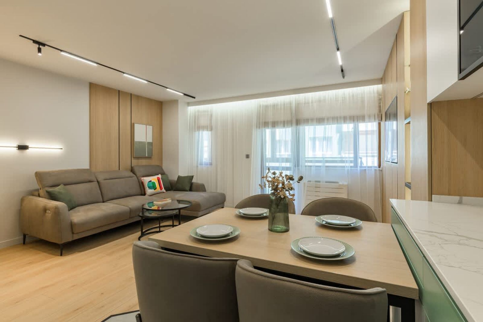 Modern Apartment in Top Center | Steps from Beach - Photo 5