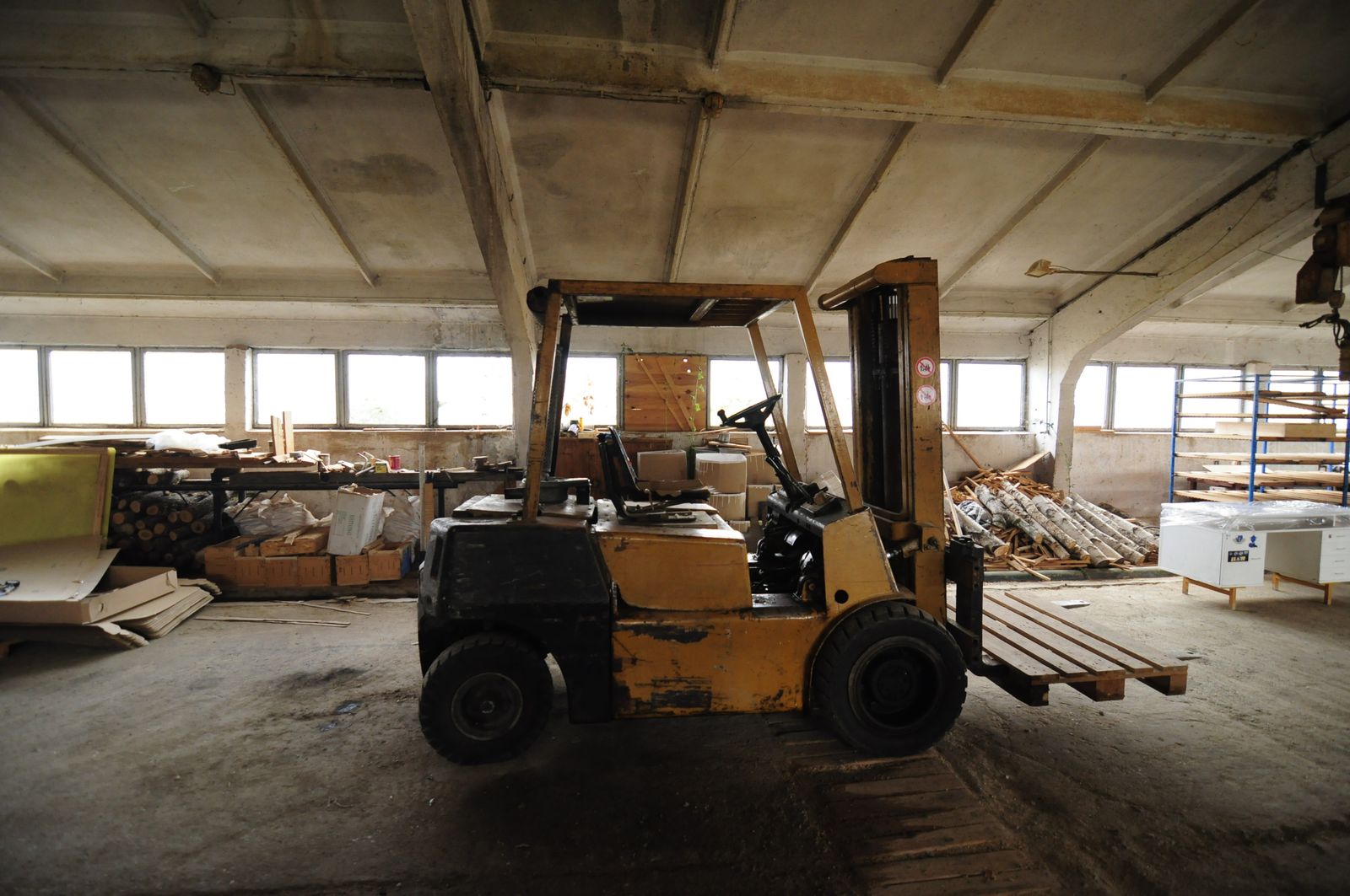 Industrial building - woodworking/carpentry shop, old cow barns - former collective farm from the socialist regime - Photo 19