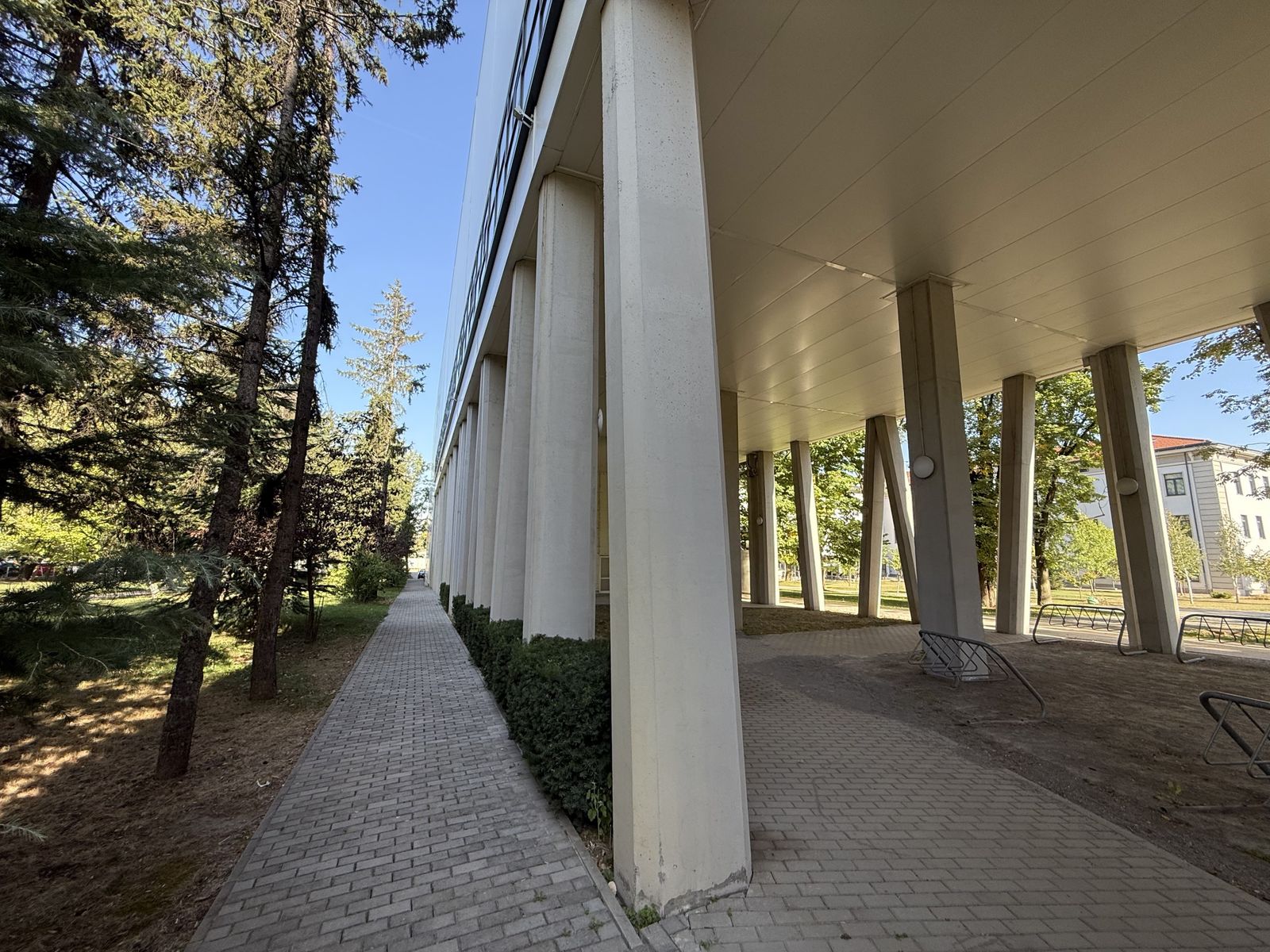 Big recognizable modern building with a bridge view of Sofia - Photo 7