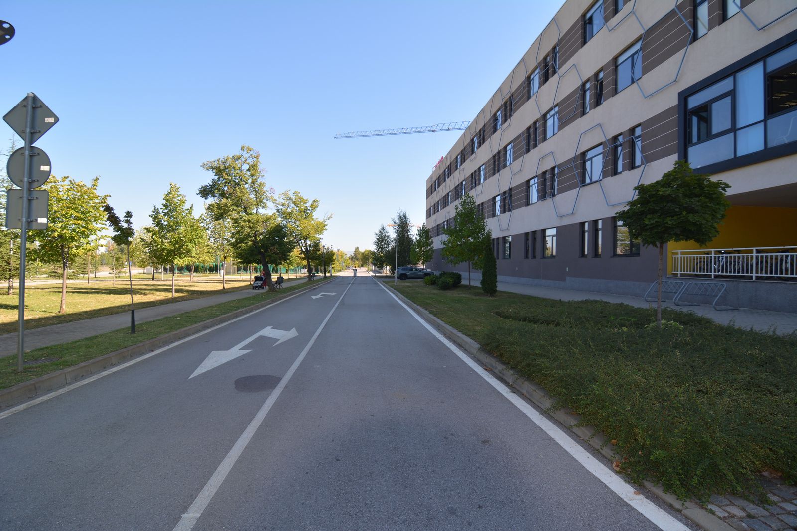 Big recognizable modern building with a bridge view of Sofia - Photo 37
