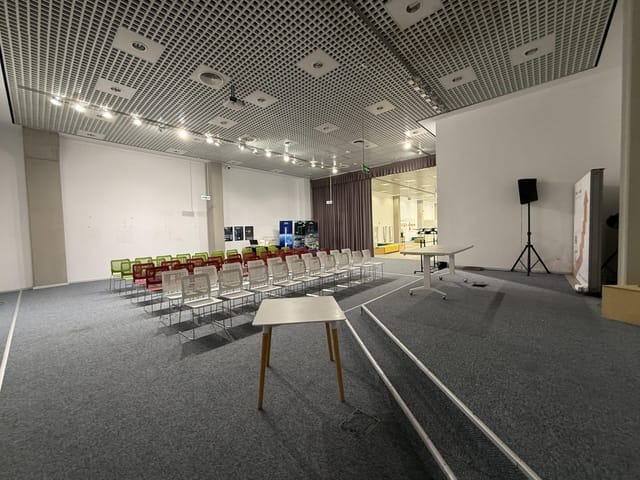 A science Museum with modern interior