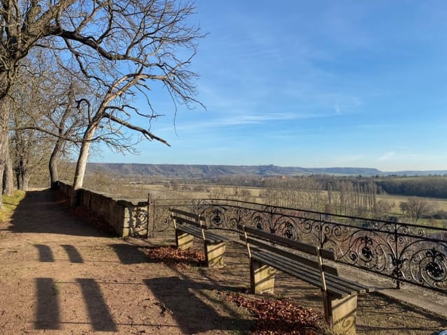 Castle of Burgscheidungen is a combination of baroque and renaissance styles