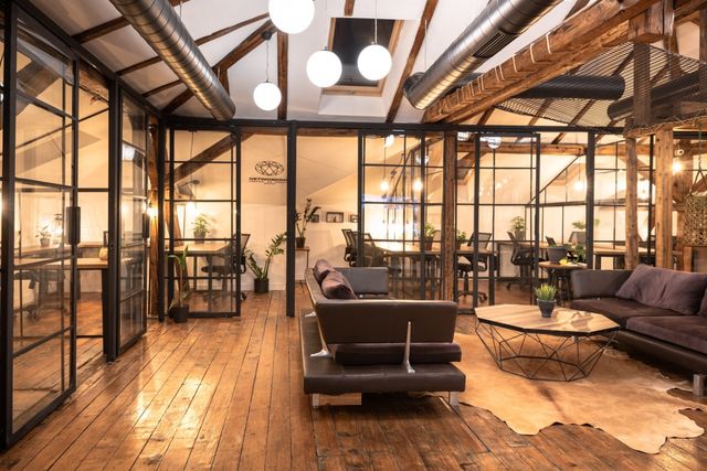 Live-feeling co-working space ready for filming in Sofia