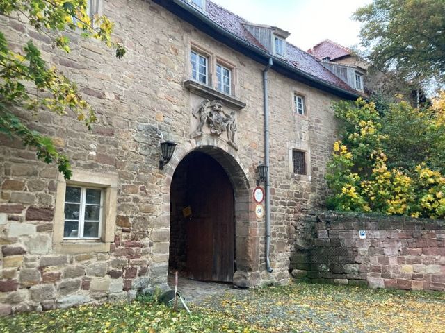 Castle of Burgscheidungen is a combination of baroque and renaissance styles