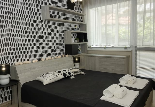 Black & White -1BD Flat in Varna Center