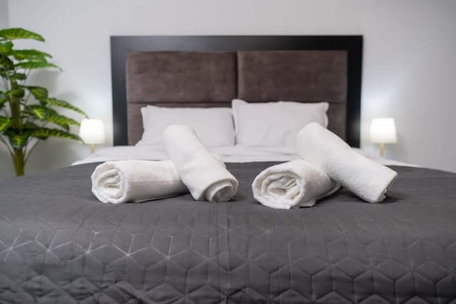 Central Plovdiv: Modern 1BR with Netflix & Balcony