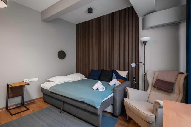 Lux Flat next to Park with working space