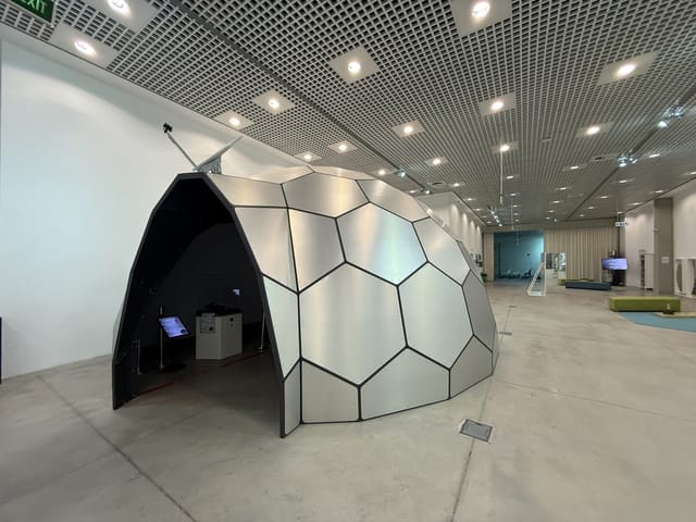 A science Museum with modern interior