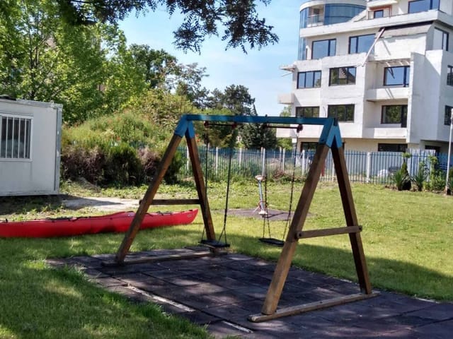 The Blue Studio  In a complex next to the beach