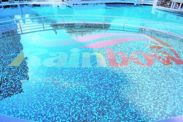 Cozy  pool view apartment on complex Rainbow 3