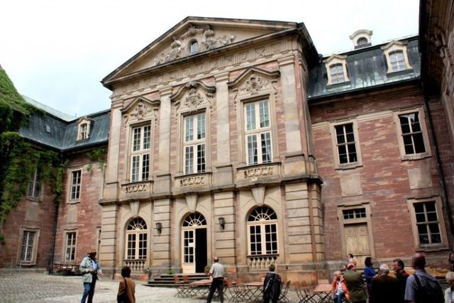 Castle of Burgscheidungen is a combination of baroque and renaissance styles