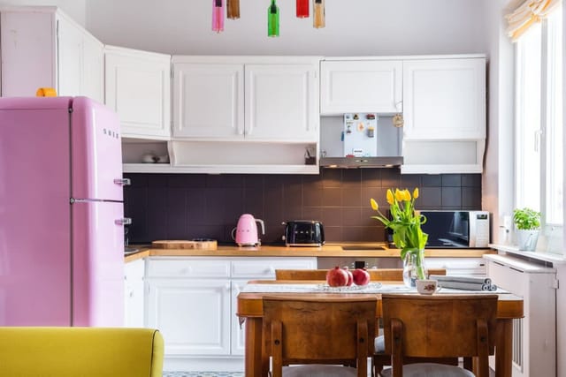 Eclectic and boutique designers apartment/ parking