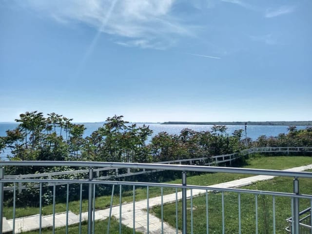 The Blue Studio  In a complex next to the beach