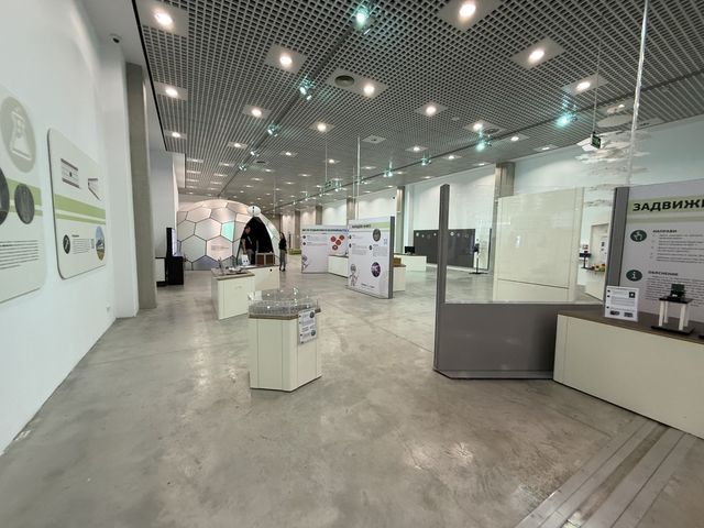 A science Museum with modern interior