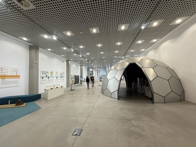 A science Museum with modern interior