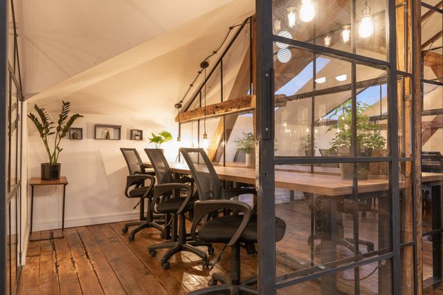 Live-feeling co-working space ready for filming in Sofia