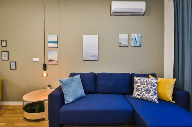 Pieces of Nature in a Stylish One-bedroom Flat