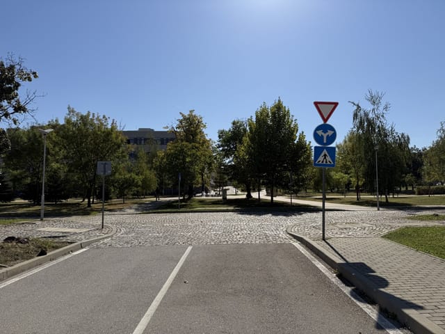 Big recognizable modern building with a bridge view of Sofia