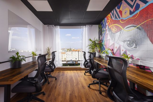 Cinematic modern co-working space in Sofia