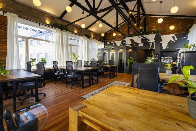 Cinematic modern co-working space in Sofia