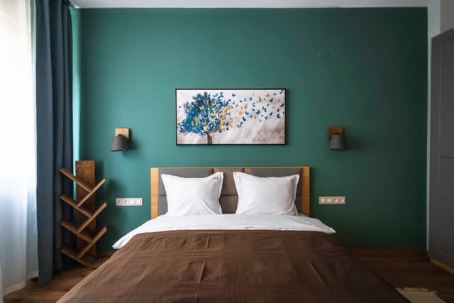 Lux Flat next to Park with working space