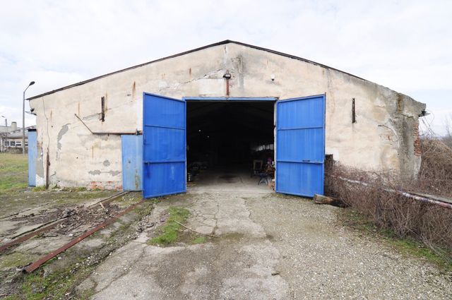 Industrial building - woodworking/carpentry shop, old cow barns - former collective farm from the socialist regime