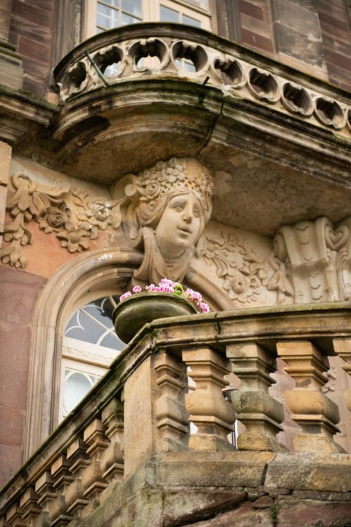 Castle of Burgscheidungen is a combination of baroque and renaissance styles