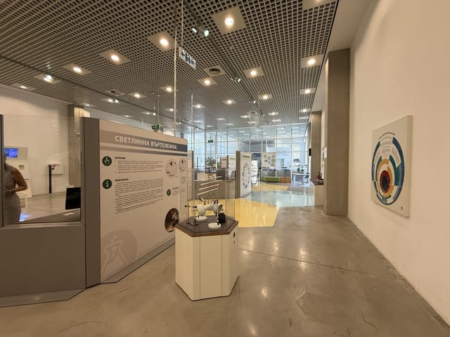 A science Museum with modern interior