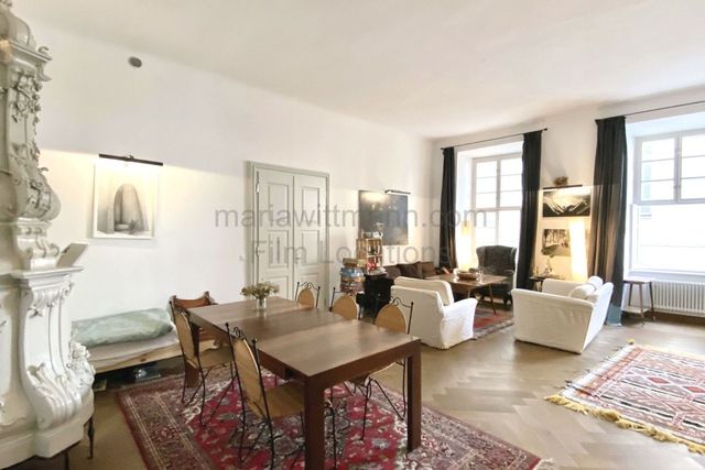 Historic Apartment with Tall Windows and High Ceilings
