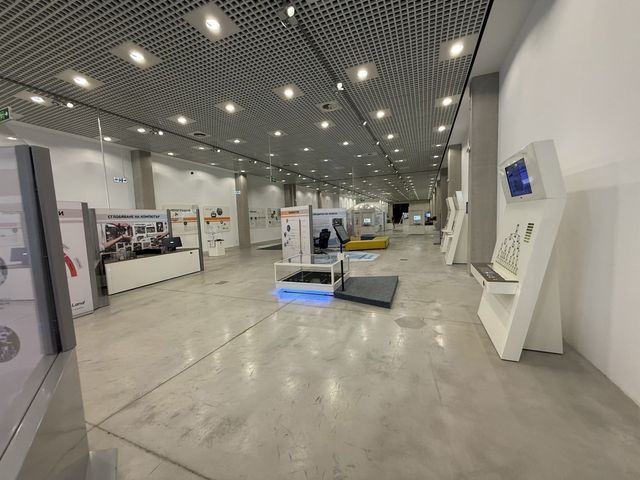 A science Museum with modern interior