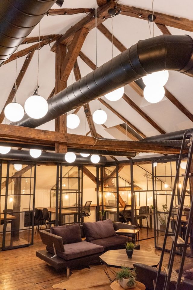 Live-feeling co-working space ready for filming in Sofia