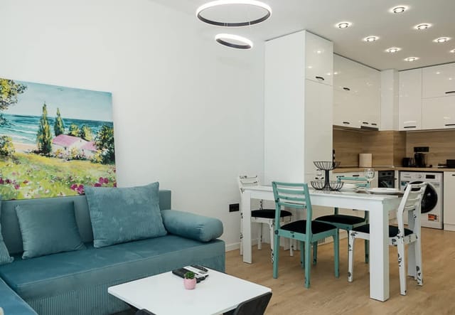 Chic 1BR Flat & Garage | Garden Residence, Varna