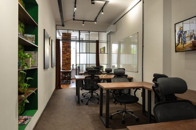 Modern offices in a co-working space in Sofia