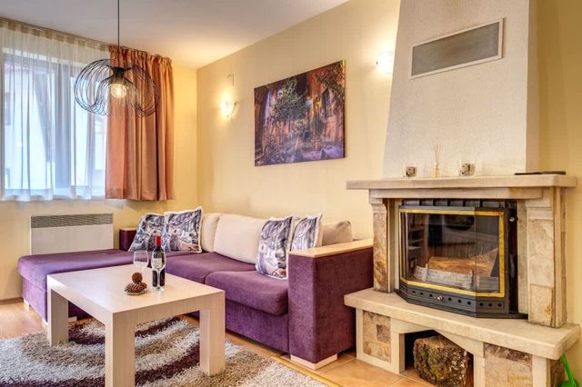 1BD Ski View Retreat in Pamporovo with Fireplace