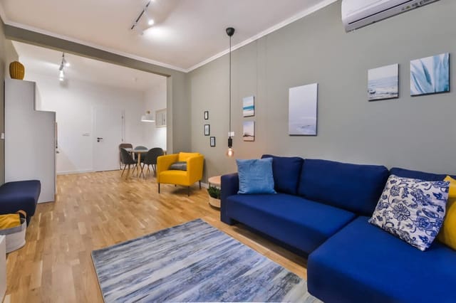 Pieces of Nature in a Stylish One-bedroom Flat