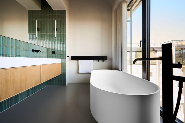 Design penthouse in Berlin Prenzlauer Berg with a large rooftop terrace