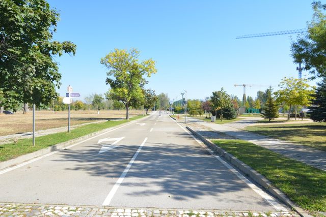 Big recognizable modern building with a bridge view of Sofia