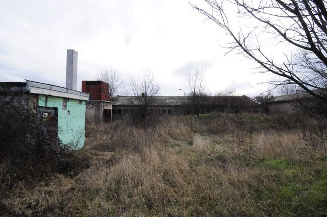 Industrial building - woodworking/carpentry shop, old cow barns - former collective farm from the socialist regime