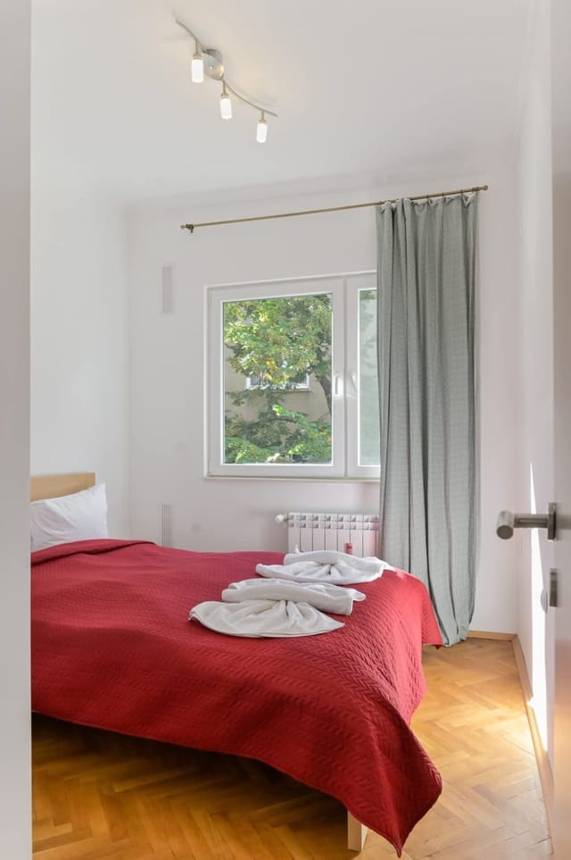 Bright Two-Bedroom Apartment in Top Center