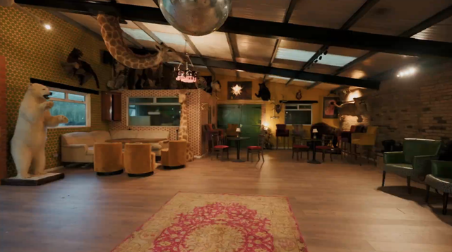 Elegant Regency estate with a private lake and indoor pool, quirky details